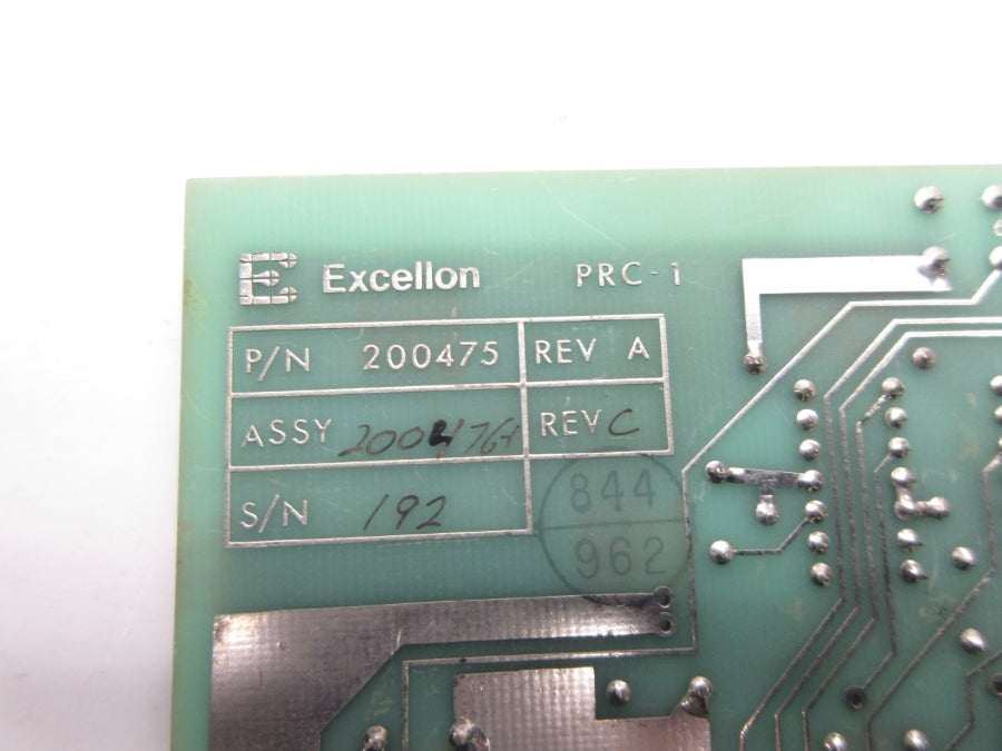 EXCELLON AUTOMATION 200475 REV. A UNMP
