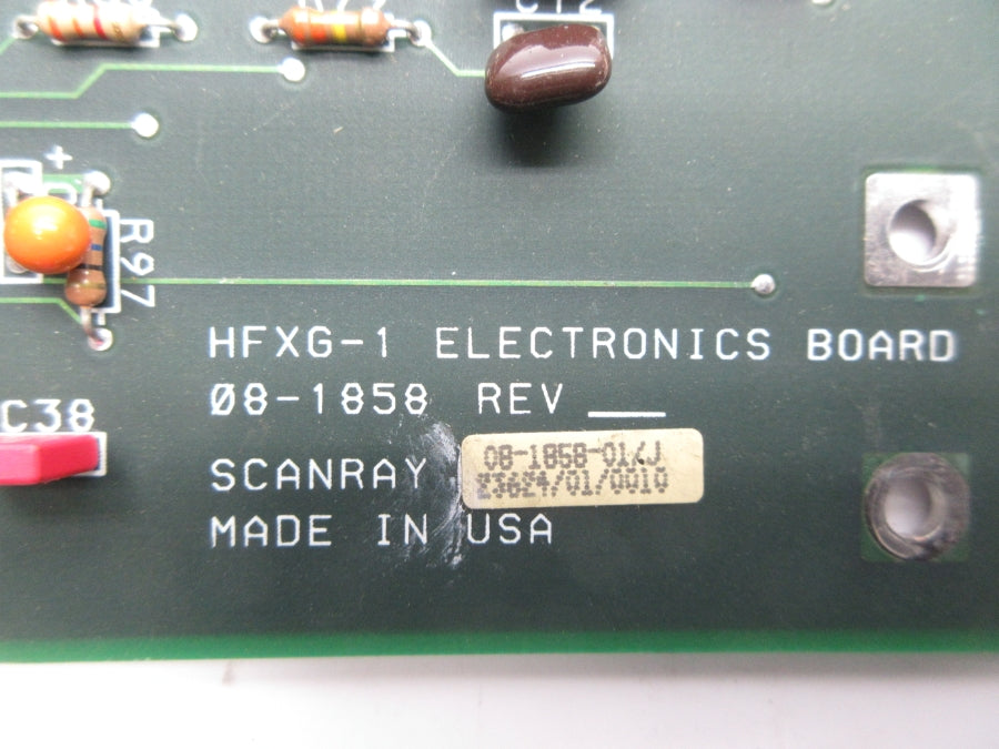 SCANRAY 08-1858-01/J HFXG-1 UNMP