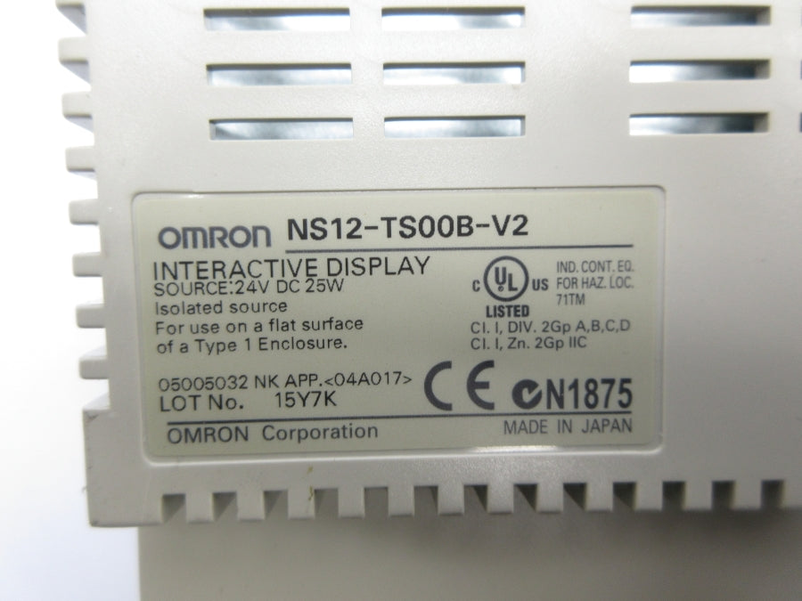 OMRON NS12-TS00B-V2 24VDC NSNP