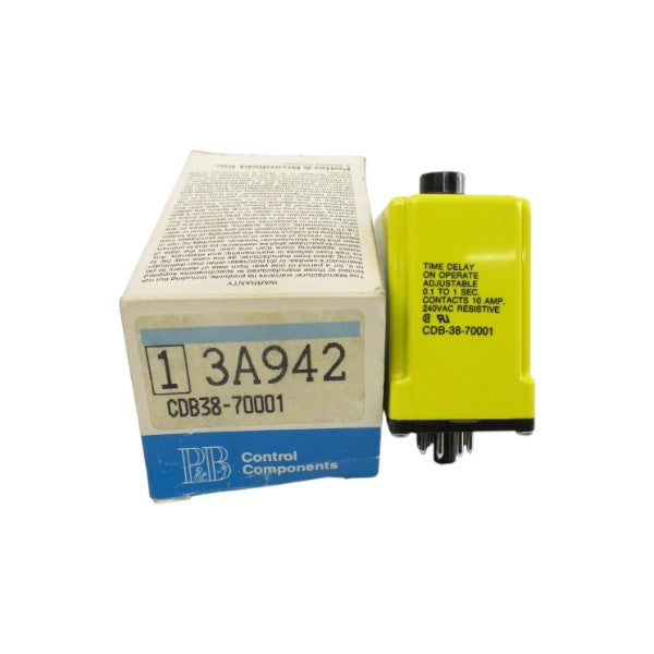 POTTER & BRUMFEILD CDB38-70001 240VAC 10A 0.1-1 S NSMP