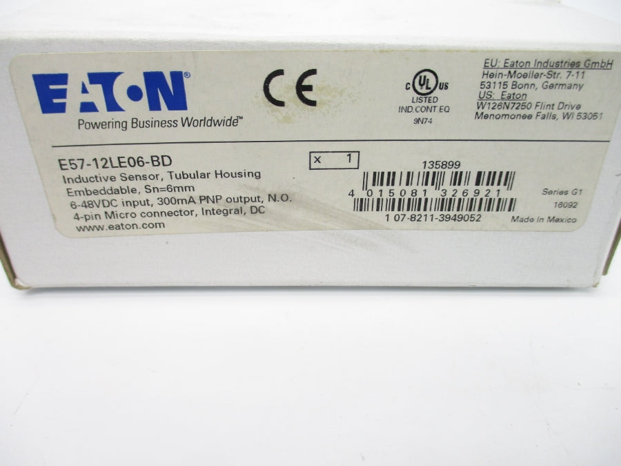 EATON E57-12LE06-BD SER. G1 6-48VDC NSMP