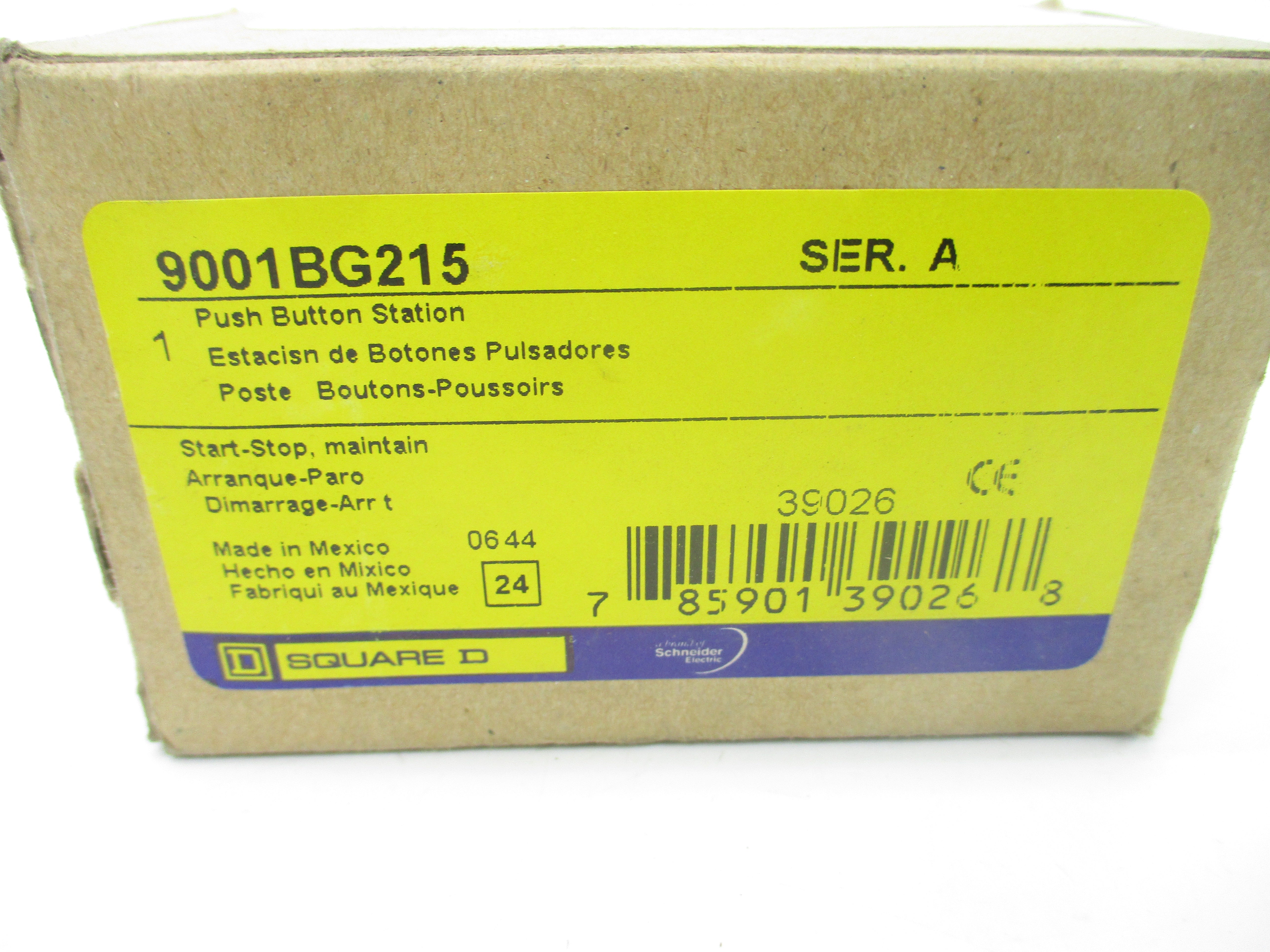 SQUARE D 900BG215 SER. A 600V NSMP