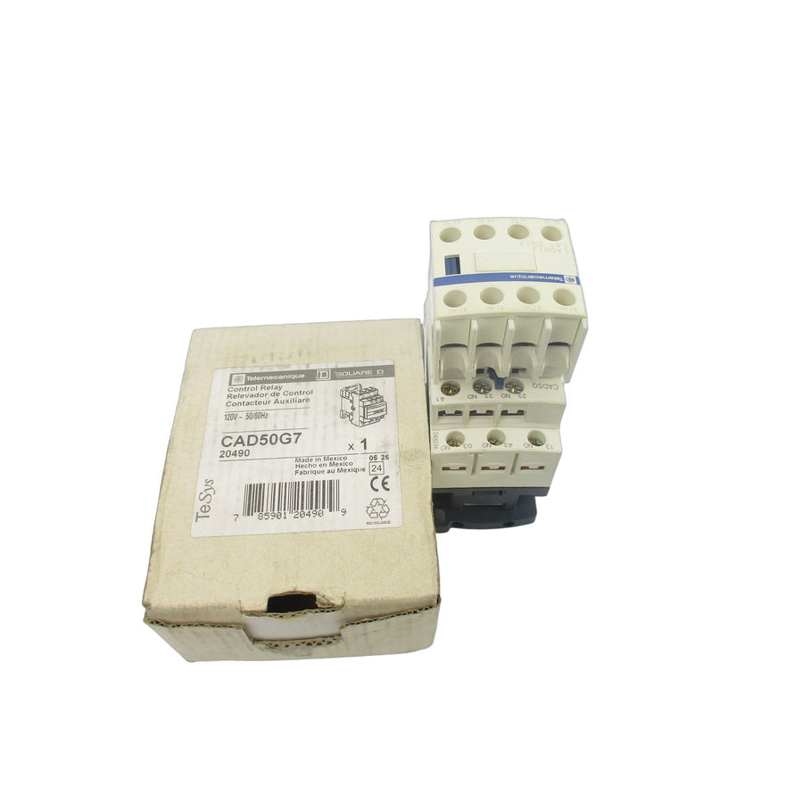TELEMECANIQUE CAD50G7 120V 10A (AS PICTURED) NSMP