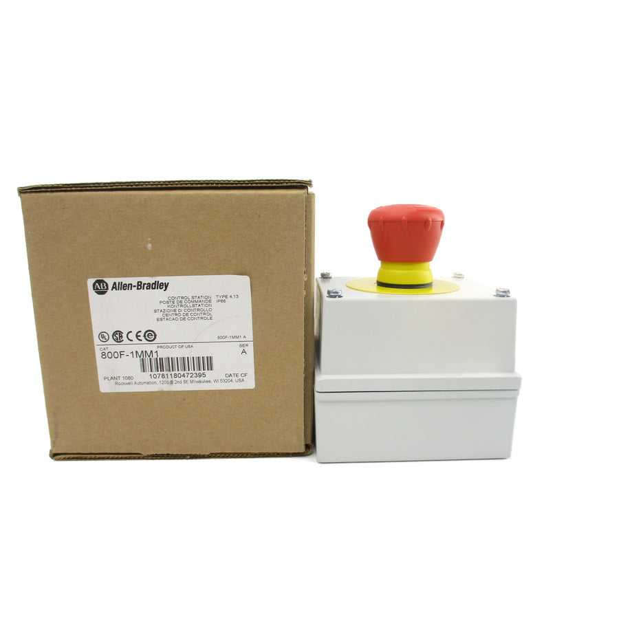 ALLEN BRADLEY 800F-1MM1 SER. A (BR/WH) NSMP
