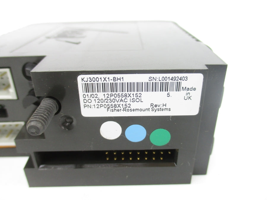 FISHER-ROSEMOUNT 12P0558X152 KJ3001X1-BH1 120/230VAC REV. H NSNP