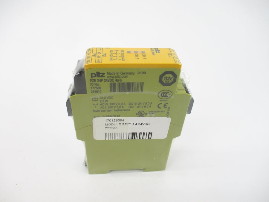 PILZ PZEX4P24VDC4N/O 777585 24VDC 6.0A NSMP