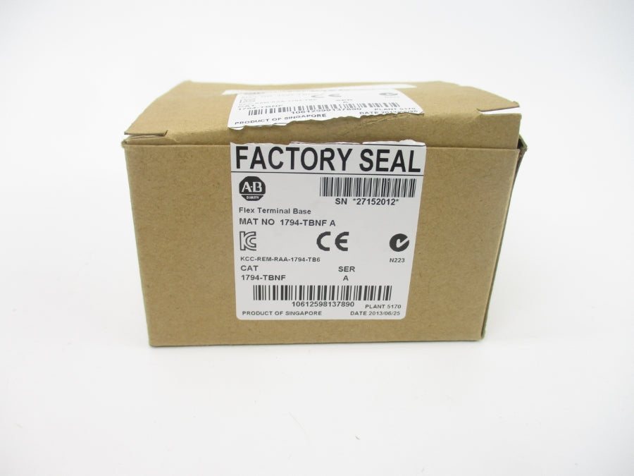 ALLEN BRADLEY 1794-TBNF SER. A 250VDC/AC 10A REV. A01 NSMP