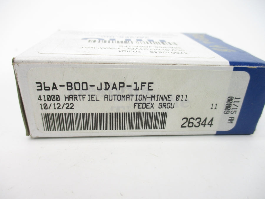 MAC 36A-B00-JDAP-1FE 24VDC 120PSI NSMP