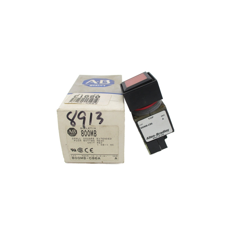ALLEN BRADLEY 800MB-CB6A SER. A (GY/BL) NSMP