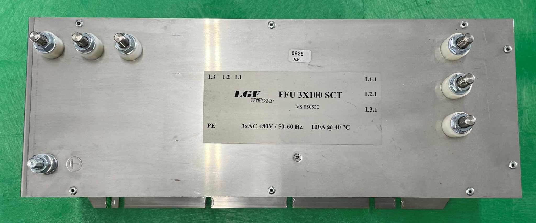 Siemens FFU 3X100 - LGF Filter CT Scanner Component Label | Alo Tech Solutions