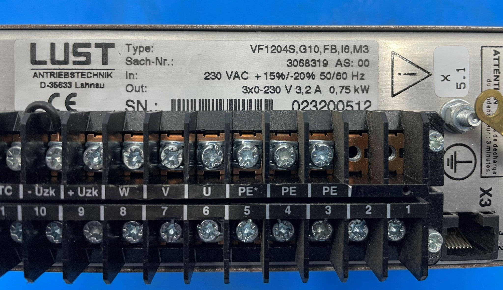 LUST Frequency Inverter (3068319 SIEMENS/LUST