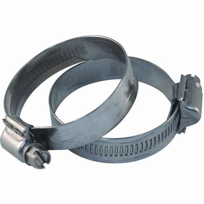 Trident Marine 710-8001 Non-Perforated Worm Gear Hose Clamp 15/32" 7 7/8" 9 1/8", 10-Pack