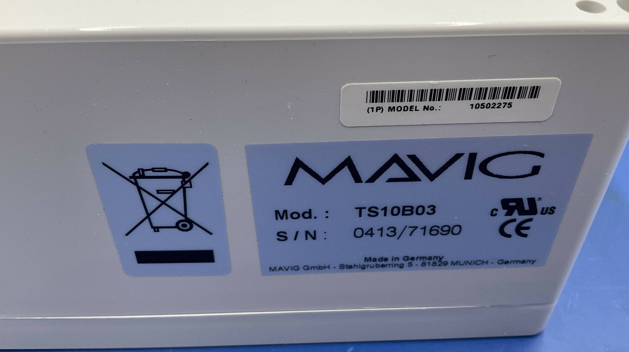 MAVIG CABLE SPOOLER (10502275/TS10B03 SIEMENS
