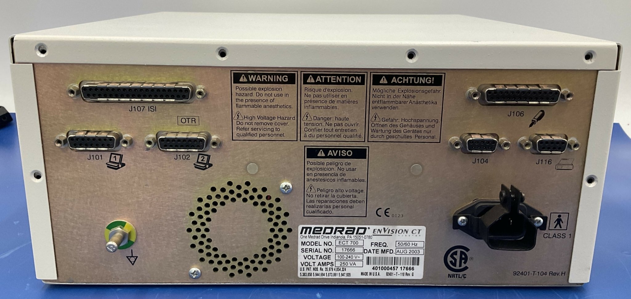 MEDRAD ENVISION POWER SUPPLY (ECT 700 MEDRAD