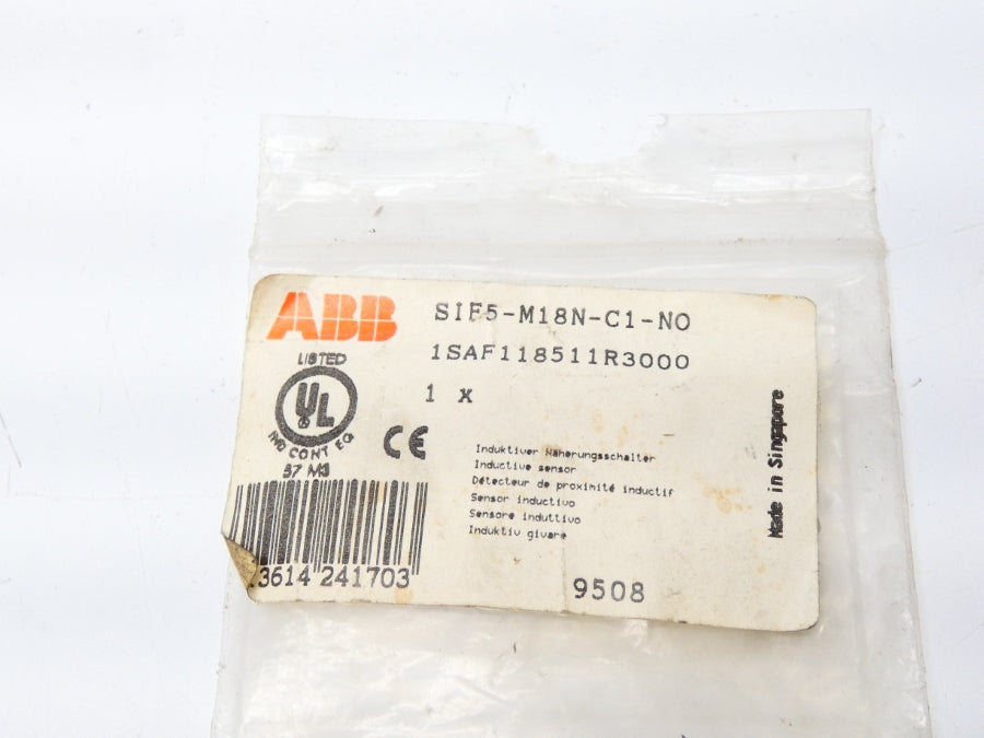 ABB SIF5-M18N-C1-N0 1SAF118511R3000 10-30VDC NSMP