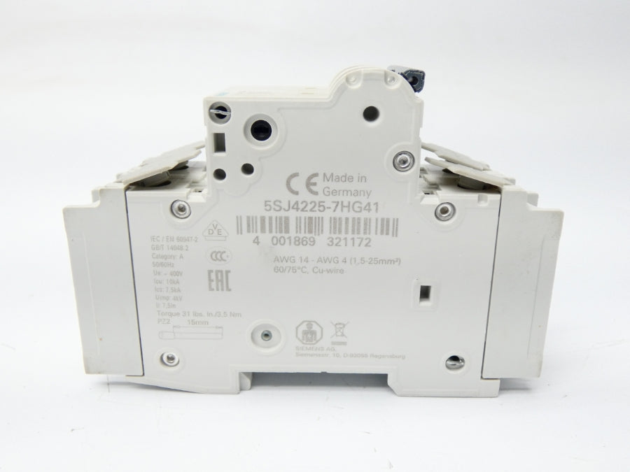SIEMENS 5SJ4225-7HG41 240V 25A NSMP