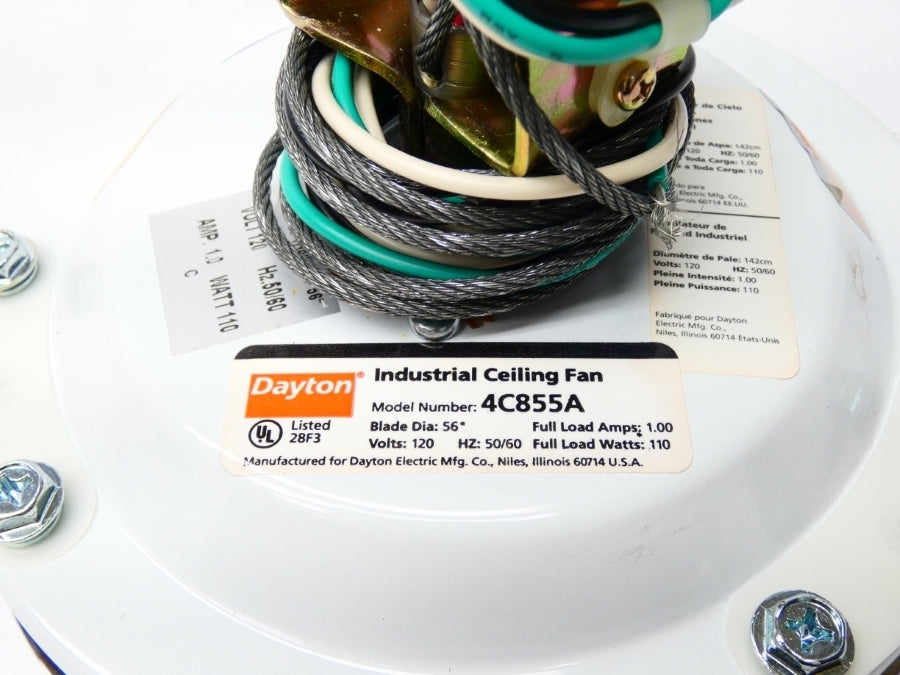 DAYTON 4C855A 120V 1.00A NSMP