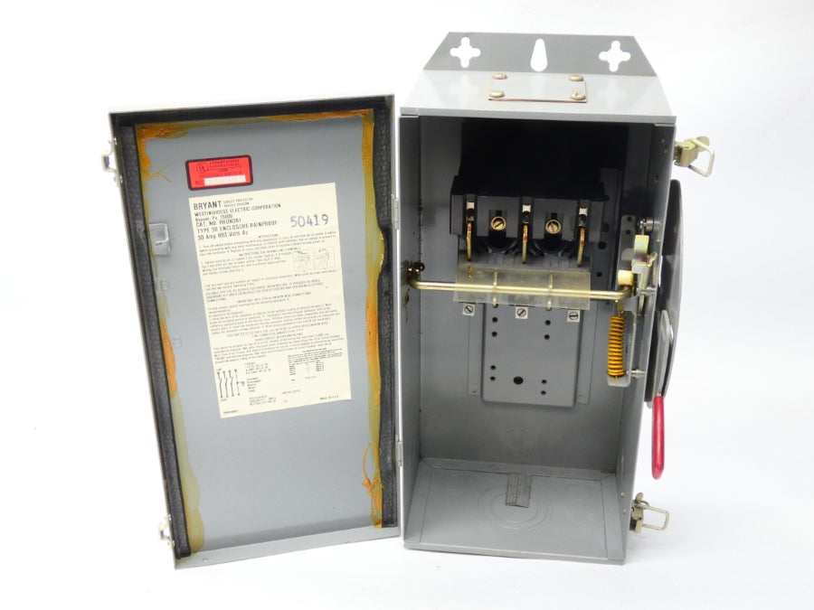 WESTINGHOUSE RHUN361 600VAC 30A NSNP