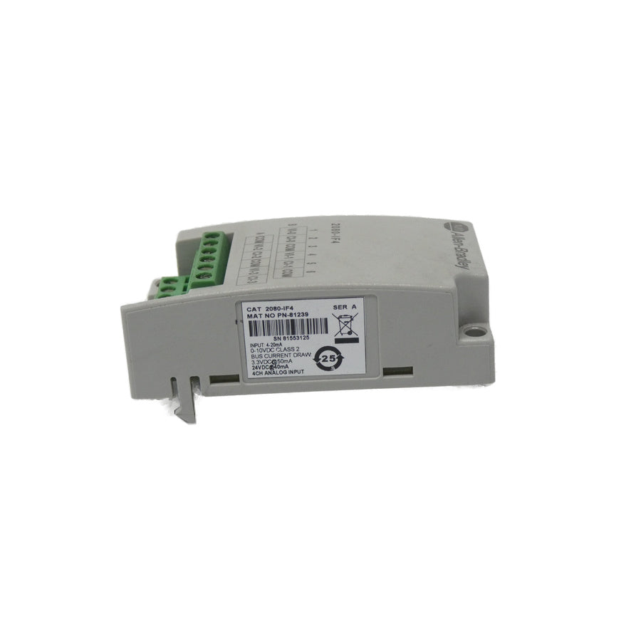 ALLEN BRADLEY 2080-IF4 SER. A 0-10VDC UNMP