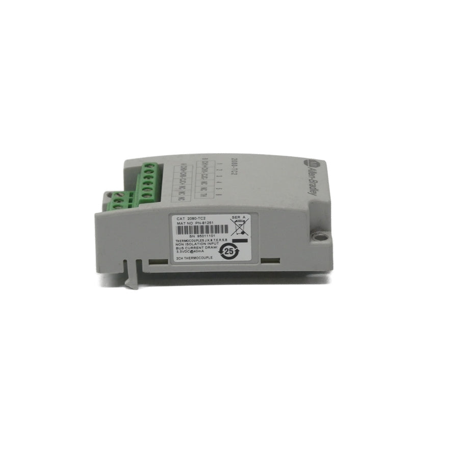 ALLEN BRADLEY 2080-TC2 SER. A 3.3VDC UNMP