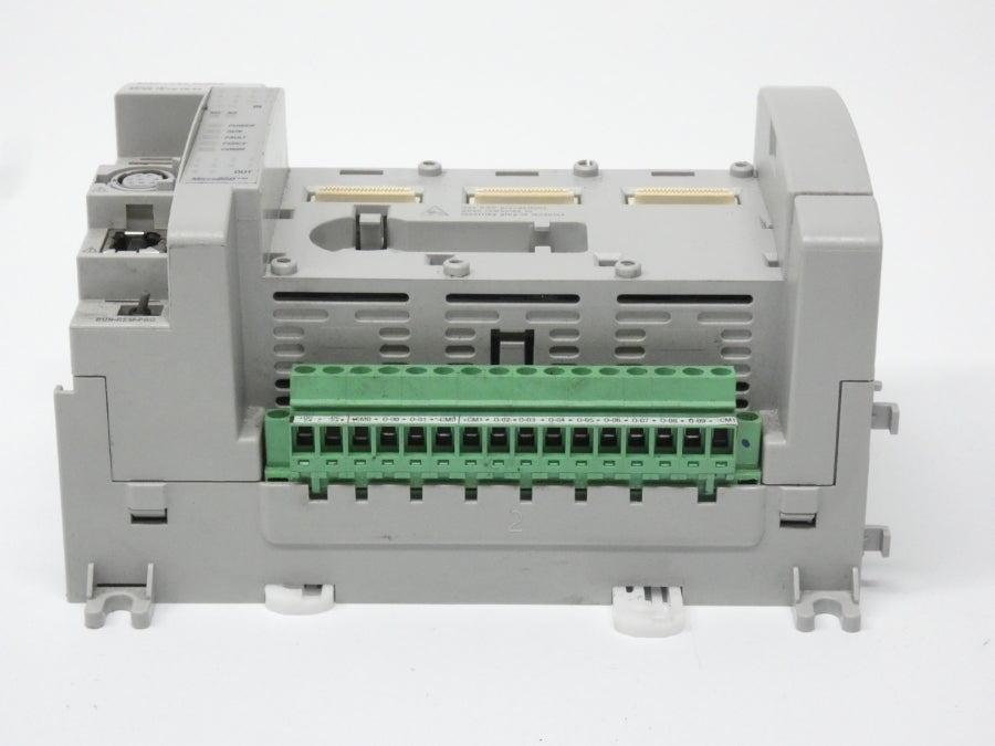 ALLEN BRADLEY 2080-LC50-24QBB SER. A F/W 10.011 24VDC/VAC 1A (NO COVER) UNMP