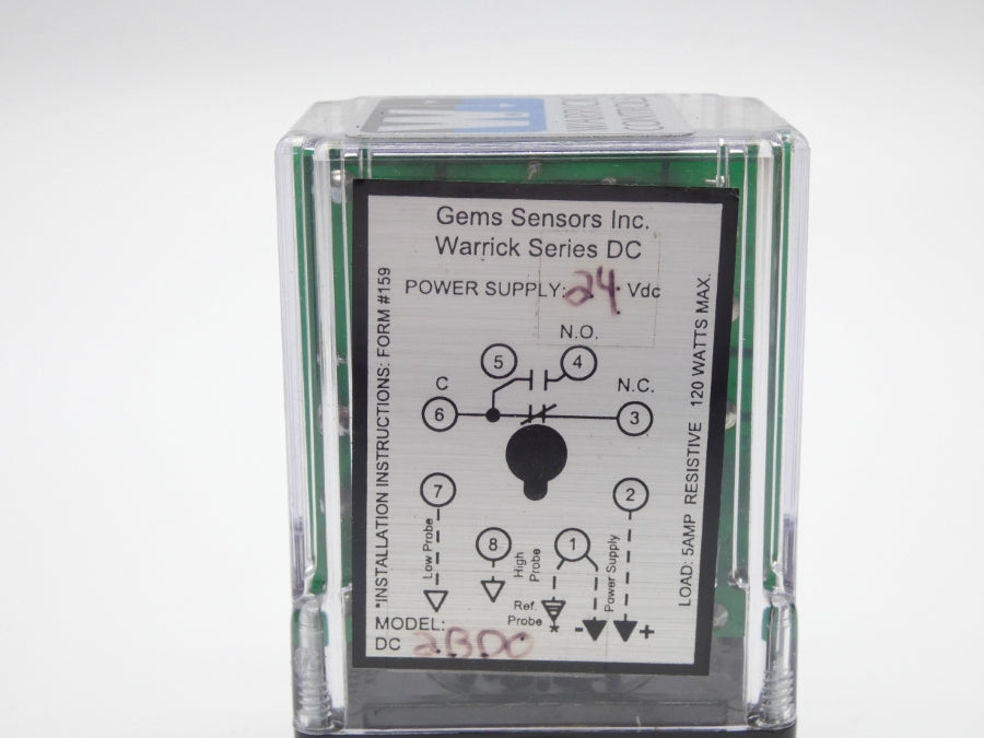 GEMS SENSORS DC2BD0 24VDC 5A NSMP