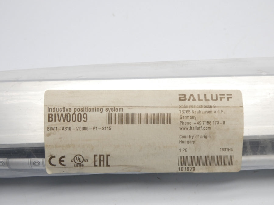 BALLUFF BIW1-A310-M0300-P1-S115 BIW0009 18-30V NSMP