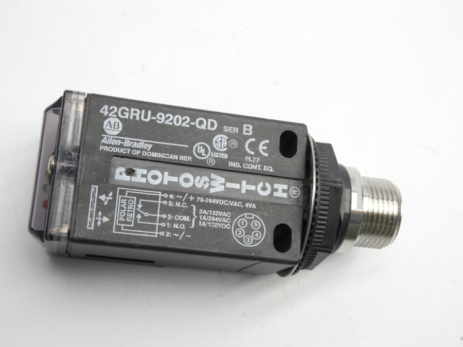 ALLEN BRADLEY 42GRU-9202-QD SER. B 264VAC/DC 2A NSNP