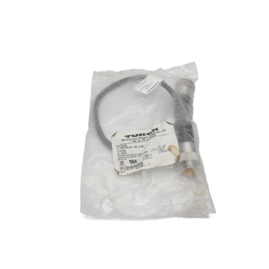 TURCK P-RSVRKV-40-330-0.5M U-16212 300V 9A NSMP