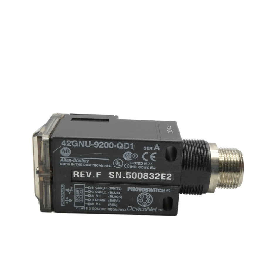 ALLEN BRADLEY 42GNU-9200-QD1 SER. A REV. F UNMP