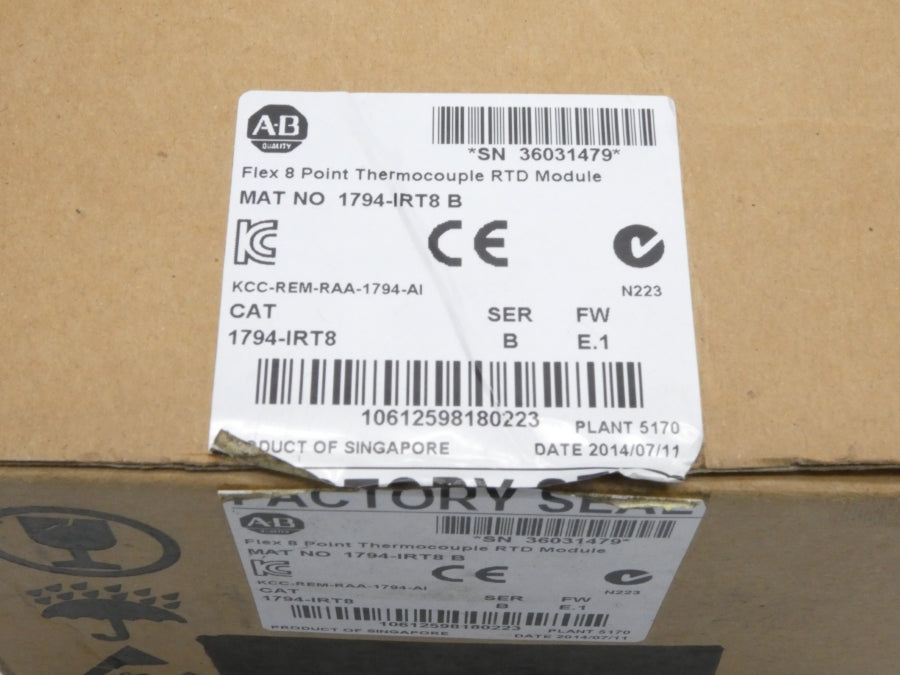 ALLEN BRADLEY 1794-IRT8 SER. B F/W E.1 24VDC NSMP