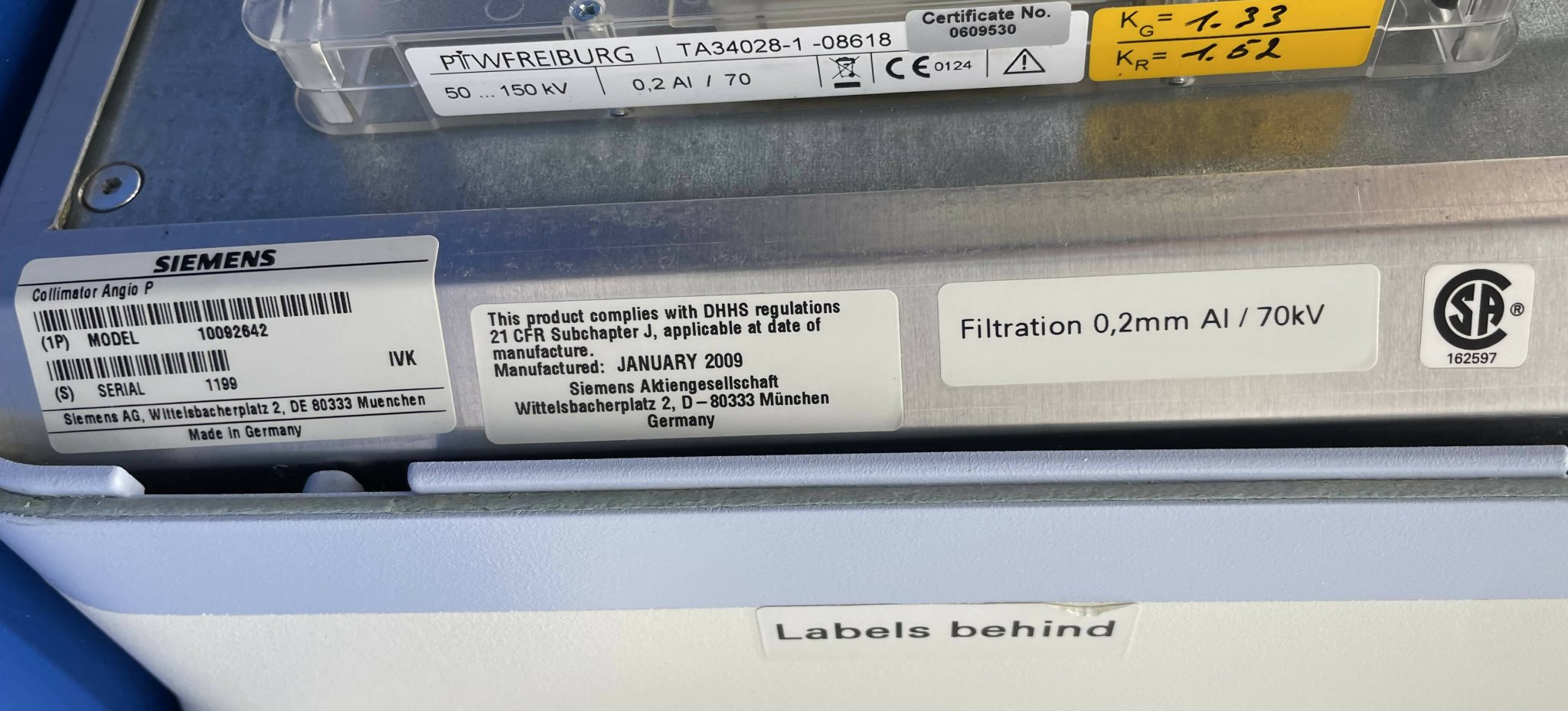 MULTILEAF COLLIMATOR AMC (10092642 SIEMENS