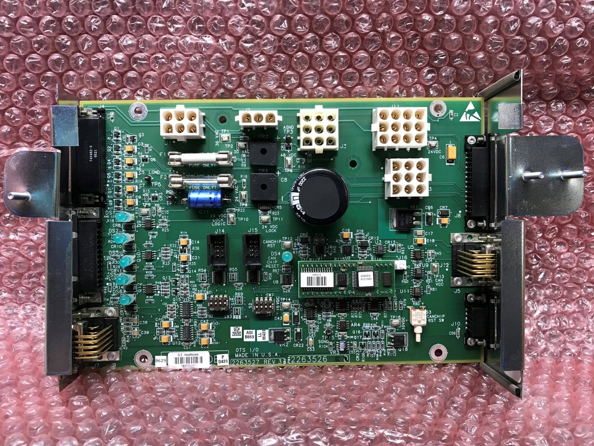 NEW OTS I/O Board (2263526/7 Rev 3 GE