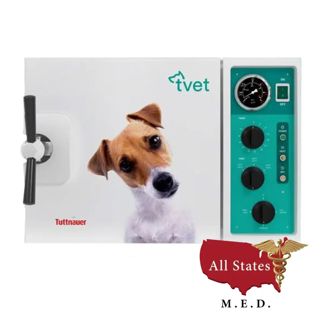 New Tuttnauer TVET 9M Veterinary Autoclave