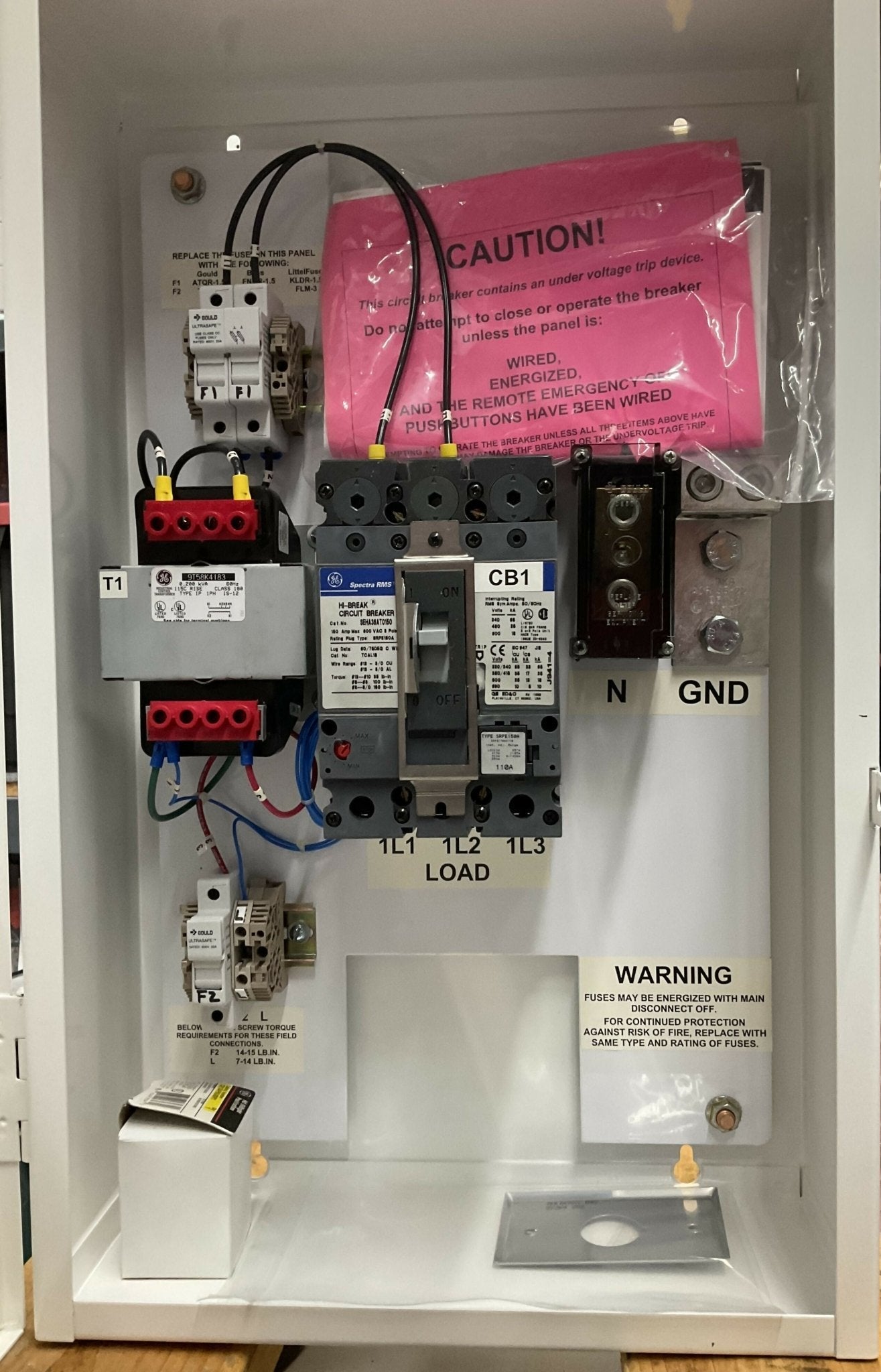 NEW X-RAY MAIN DISCONNECT PANEL 110A (R4502JD GE
