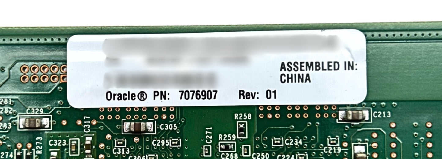 Oracle 7076907 8GB/SEC PCI EXPRESS DUAL F/C