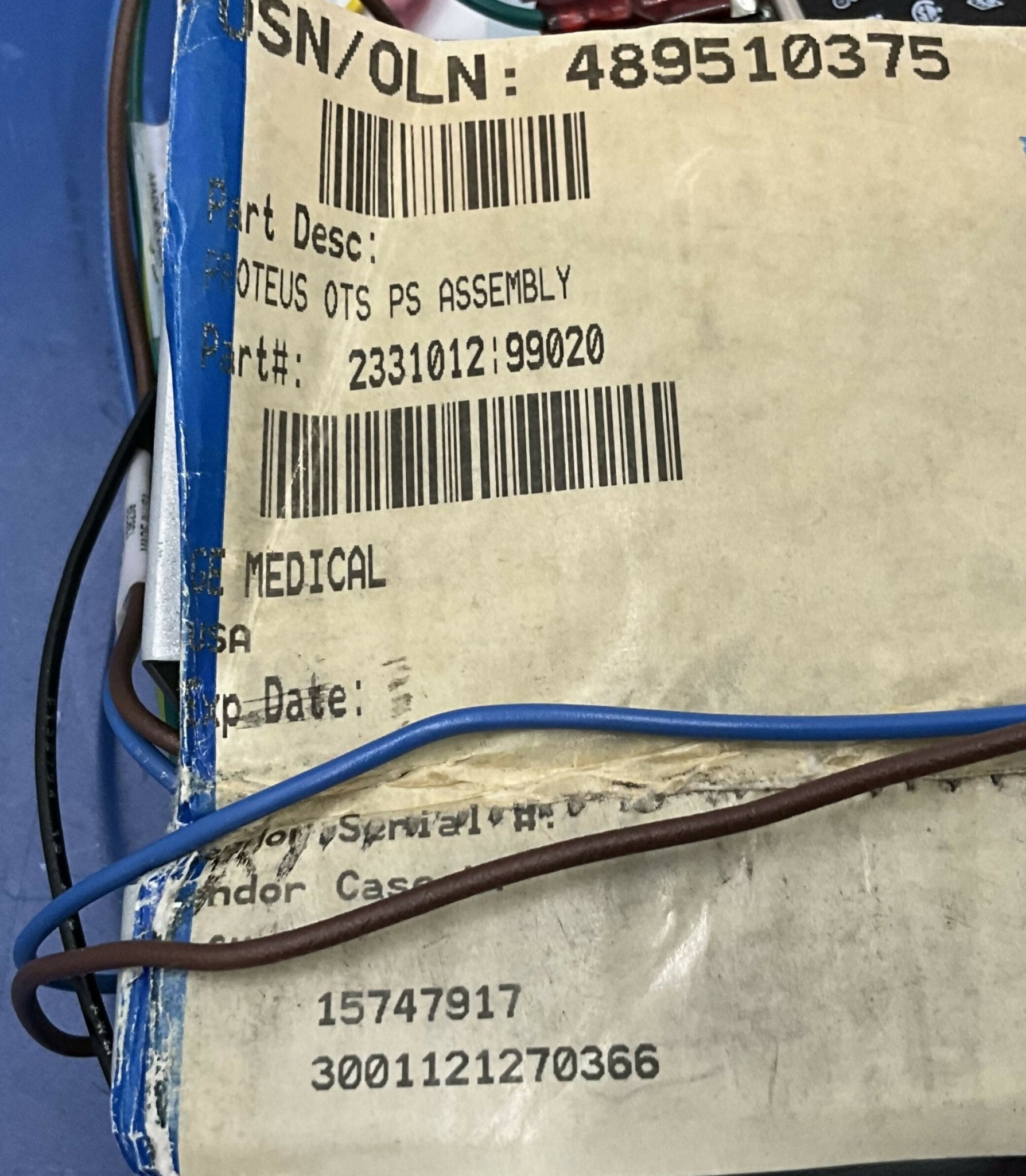 OTS POWER SUPPLY ASM (2331012 GE