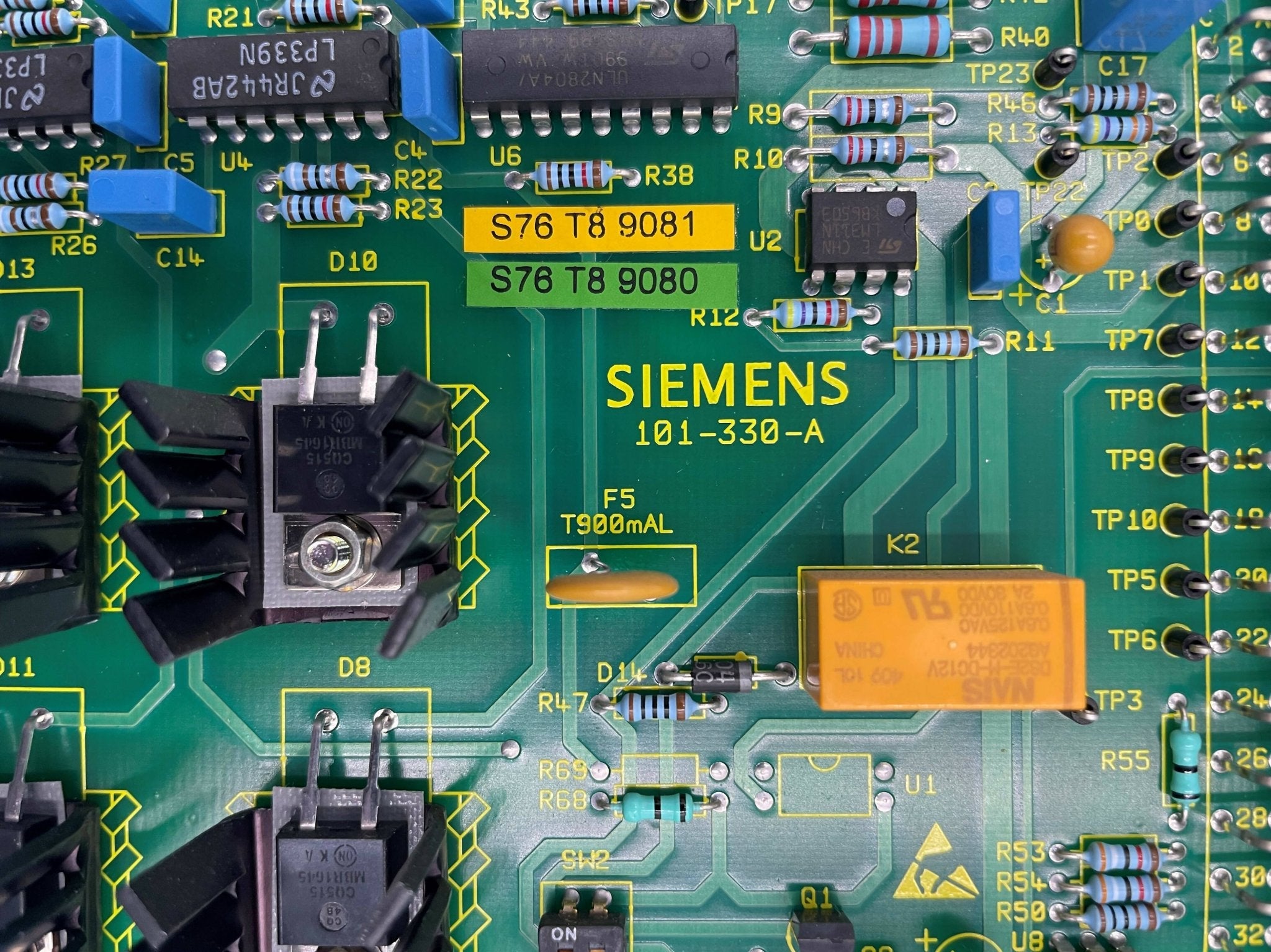 PC ASS'Y ERDU D3 SUPERVISORY TEST BOARD (08396868/601-330T Siemens