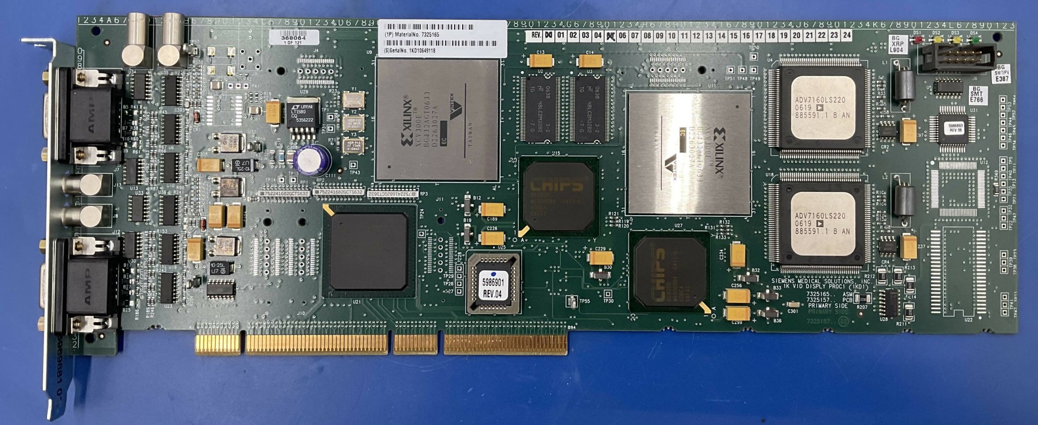 Siemens 7325165 - PCA 1K Video Display Processor Board Front View | Alo Tech Solutions
