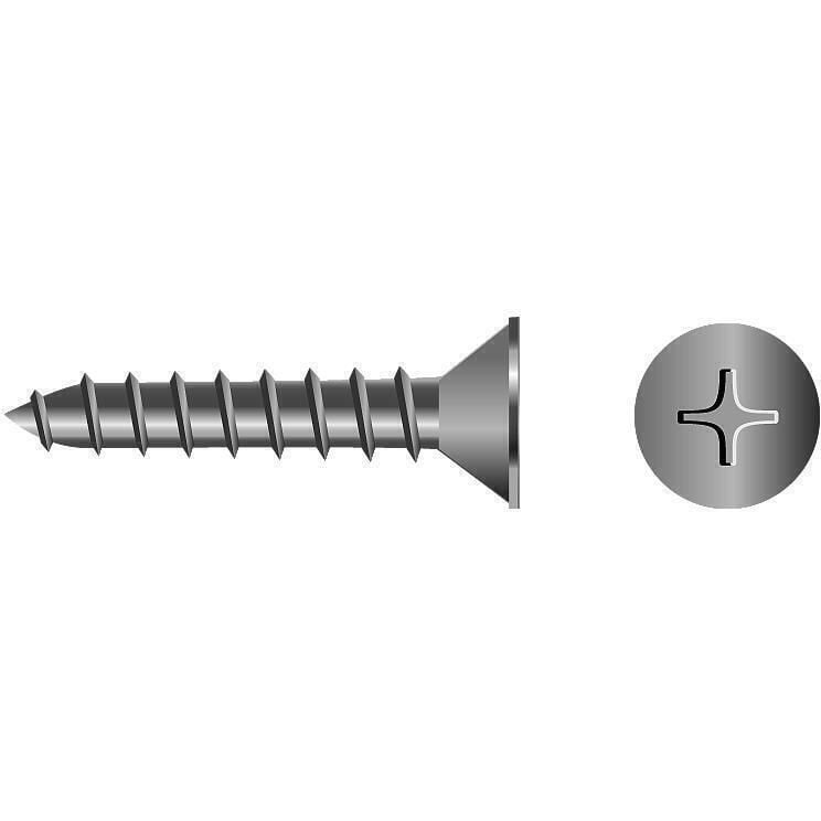 Seachoice 59529 Stainless Steel Phillips Machine Screw - Flat Head