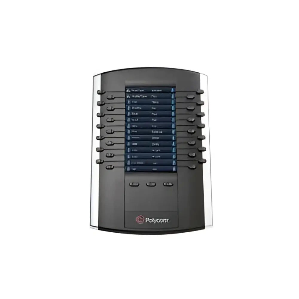 Polycom VVX Color Expansion Module 2200-46350-025 | 28-Key Sidecar with Color LCD - New