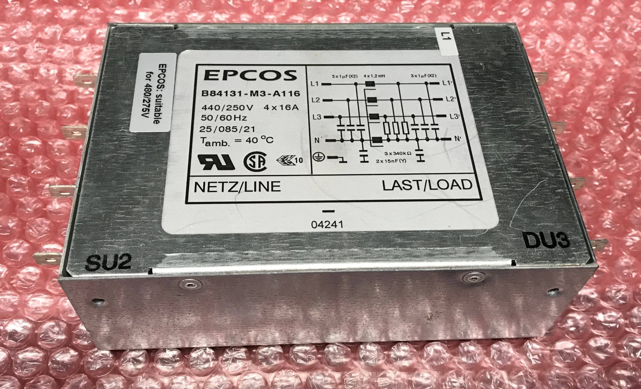 Power Line Filter Epcos (B84131-M3-A116 Philips Easy Diagnost