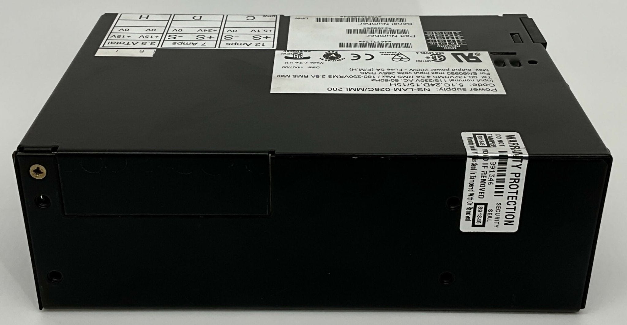 POWER SUPPLY (4677134/NS-LAM-026C/MML200/D30005 SIEMENS/OMEGA
