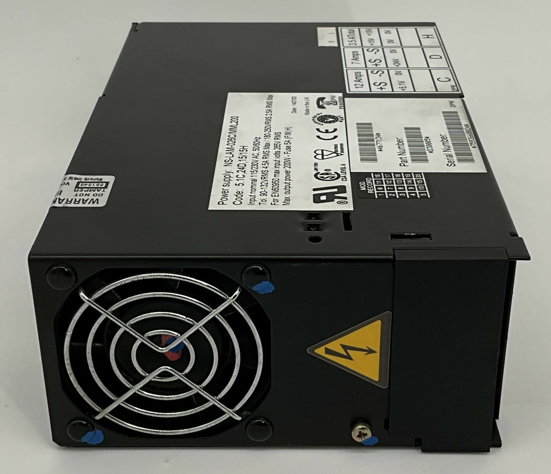 POWER SUPPLY (4677134/NS-LAM-026C/MML200/D30005 SIEMENS/OMEGA