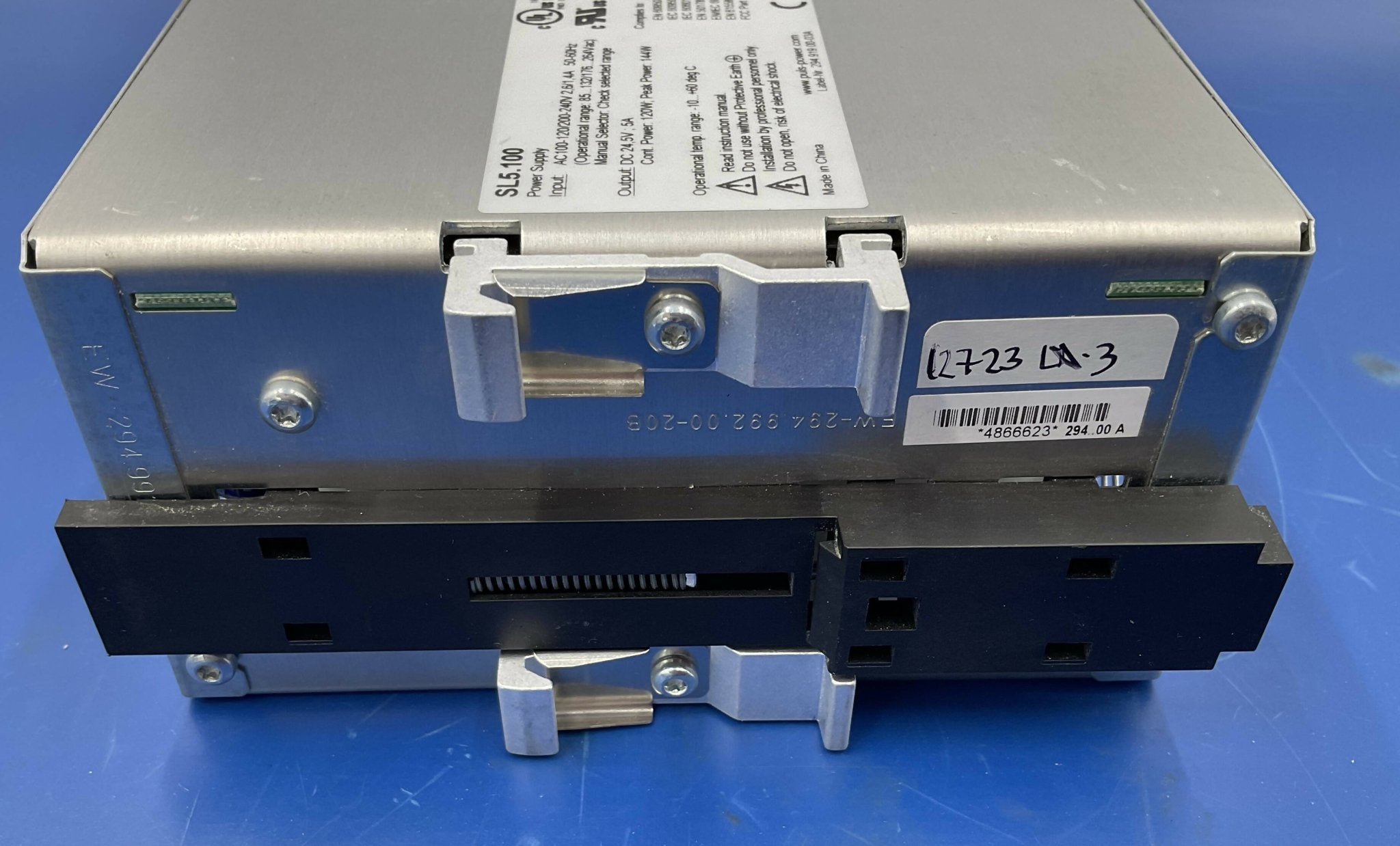 Siemens SL5-100 - PULS DIN Rail Power Supply 24V 5A Label | Alo Tech Solutions