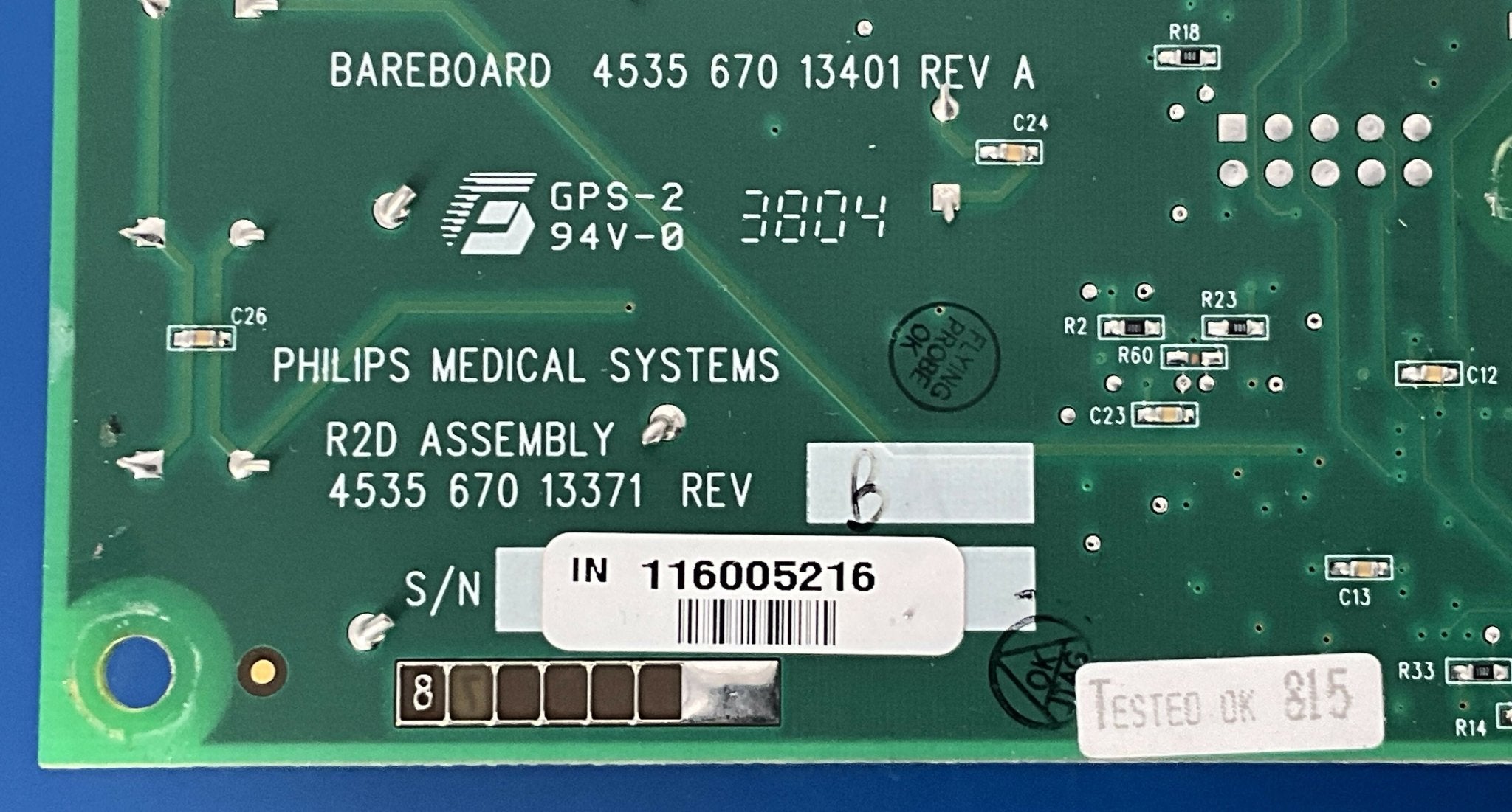 R2D BOARD ASM (453567013371 REV B PHILIPS CT