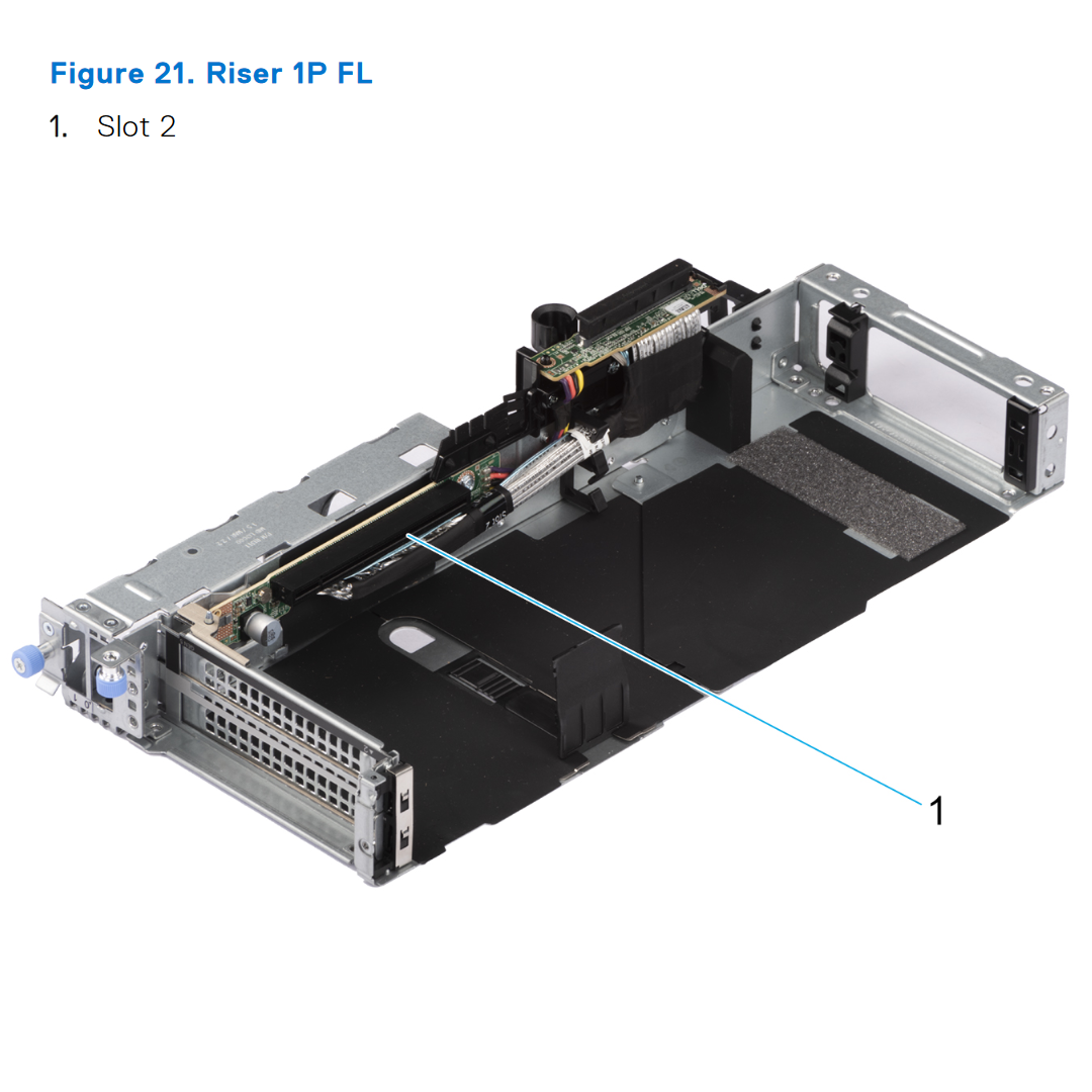 M5MFW — Riser 1P-Fl 1x16 Gen5 Dw GPU (R1P-Fl) | Dell PowerEdge R760