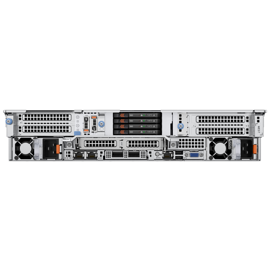 Dell R760 4xEDSFF E3.S NVME SSD Gen 5 Rear Drive Cage