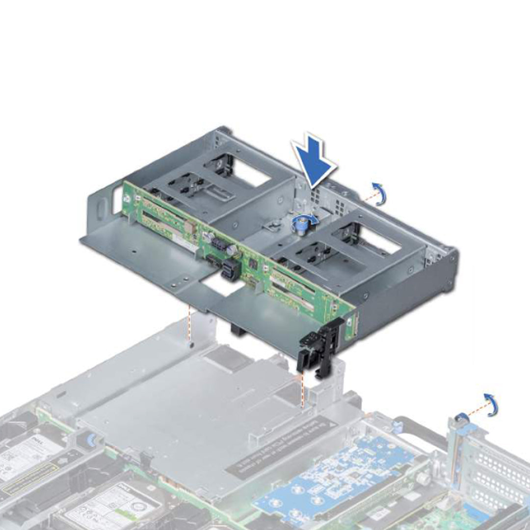 Dell Poweredge Rear 4X 2.5" Drive Cage (Gen 14) | HN1H8