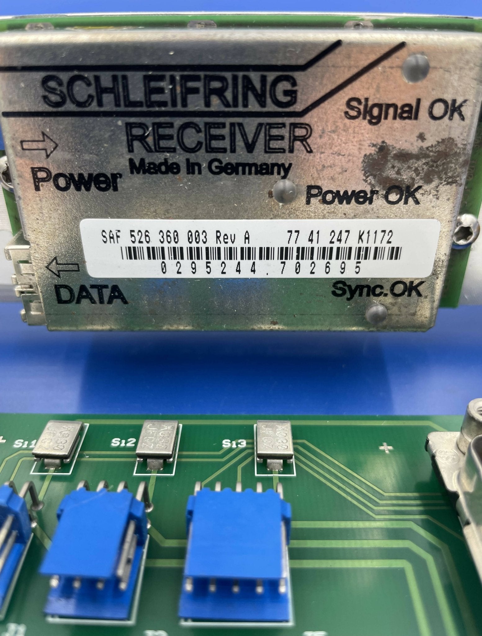 RECEIVER W/INTERFACE PCB (7741247/10161623/10161621 SIEMENS